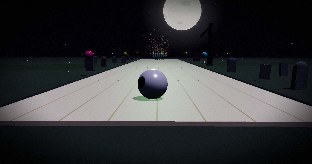 Grave Roller — zombie bowling gameplay